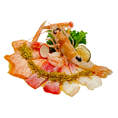 CARPACCIO MIXTO
CON PISTACHOS